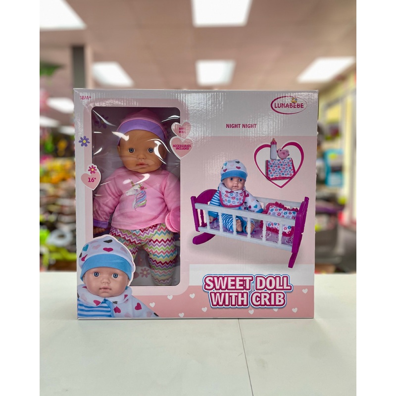 Toy Doll in Crib FTOY2024043