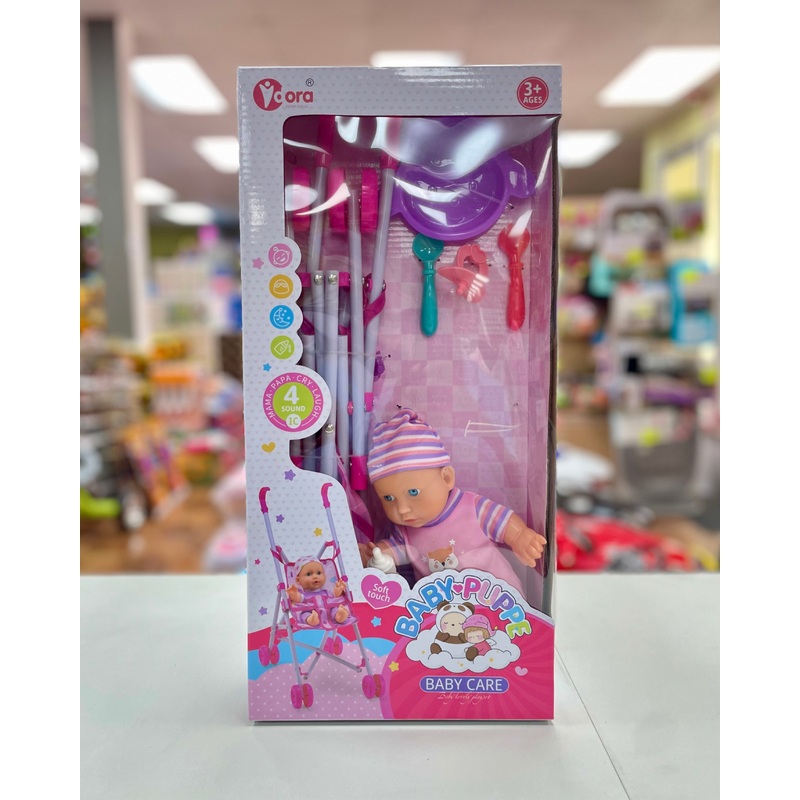 Toy Doll in Stroller ftoy2024041