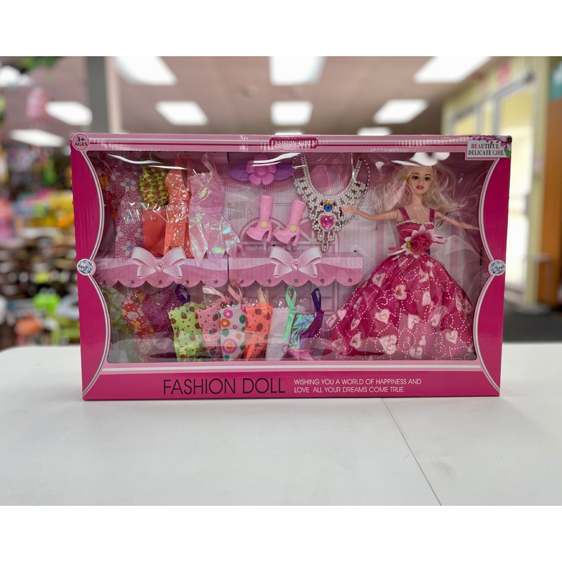 Toy Doll with Wardrobe FTOY2024078
