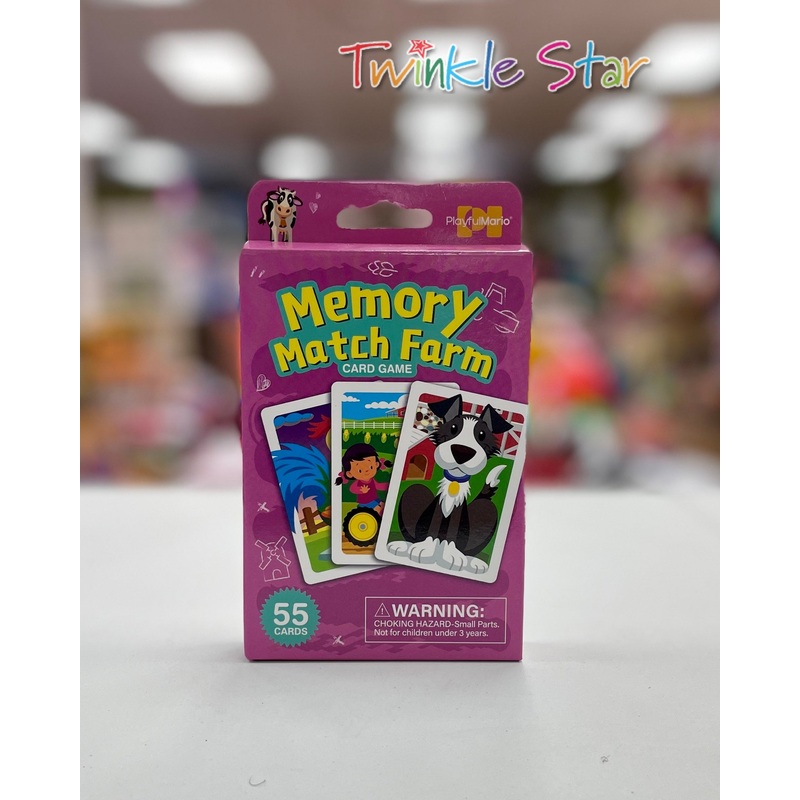 Toy Memory Match Farm Cards FTOY2024064