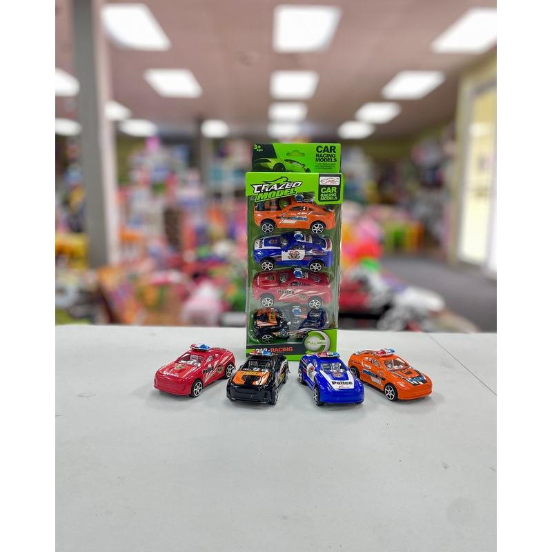Toy Siren Cars 4pk FTOY2024112