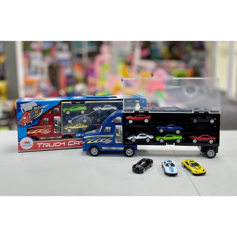 Toy Truck with 9 Cars FTOY2024106