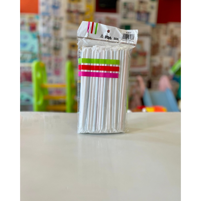 100pk Plastic Straw FTS20061