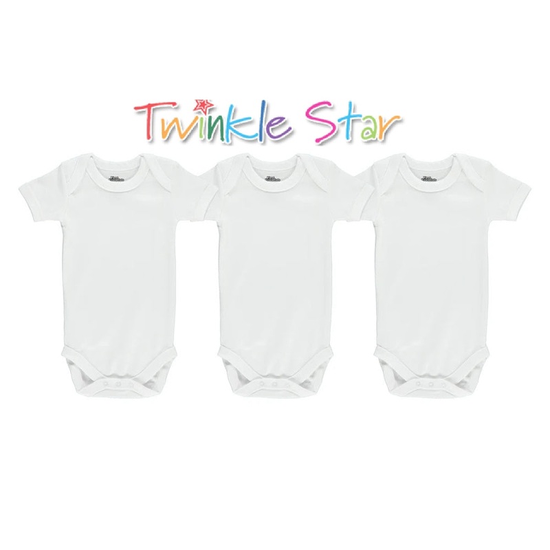 Baby Onesie W/Sleeve 3pk FTS40308-3M