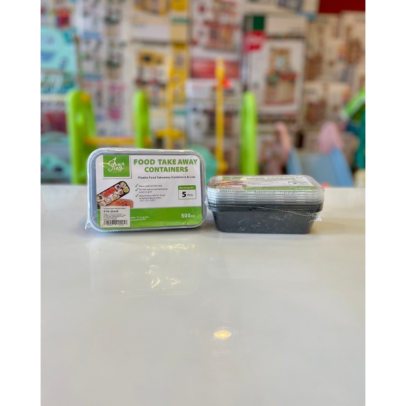 Disposable 5pk food box 500ml FTS20045