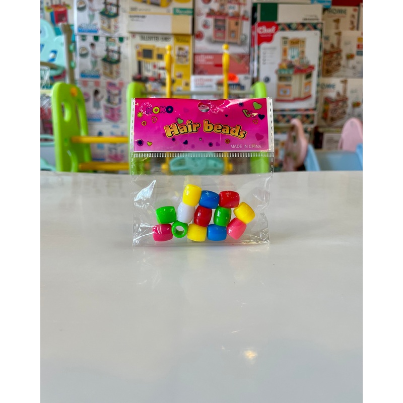 Hair beads 12pc bag FTS9438