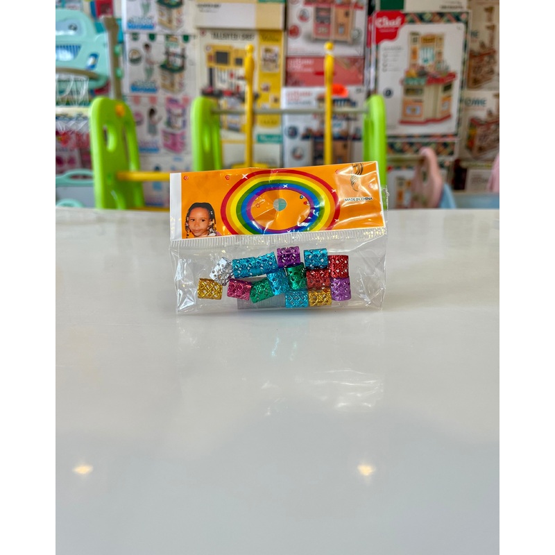 Hair beads 15pc bag FTS9424