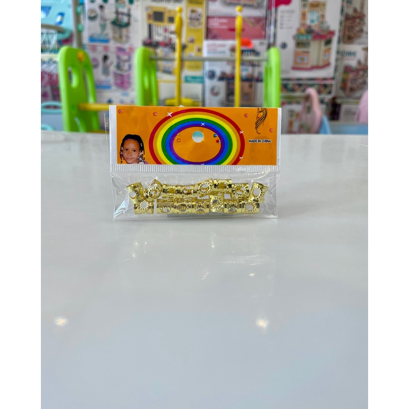Hair beads 15pc bag FTS9425
