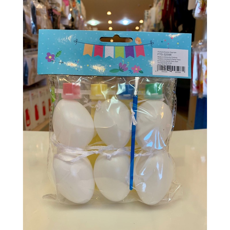 Easter Eggs W/Water color 6pk FTS32598