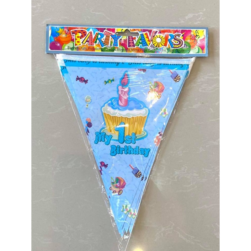 Party Banner Cone My 1st Bday FTS19189