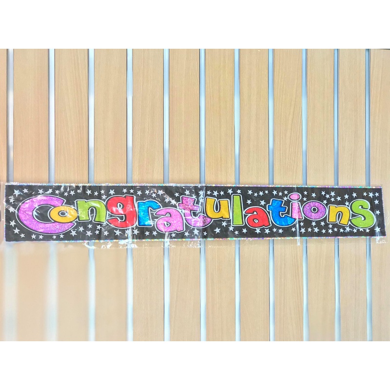 Party Banner Congratulations FTS19077