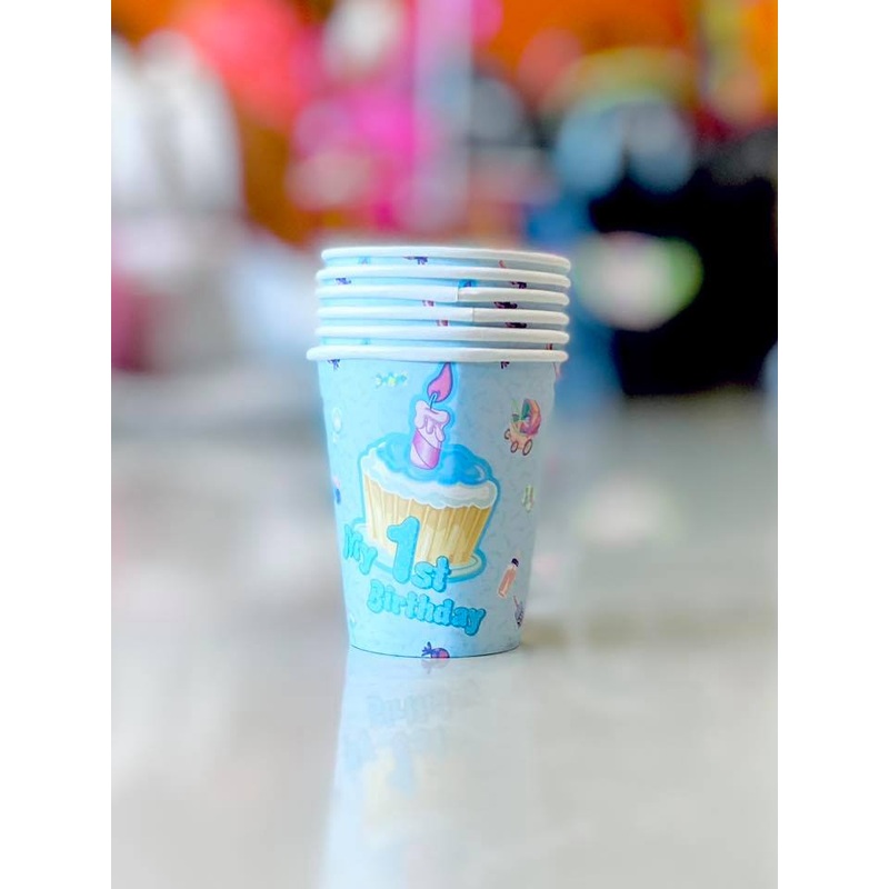 Party cups my 1st Bday 6pc Fts19188
