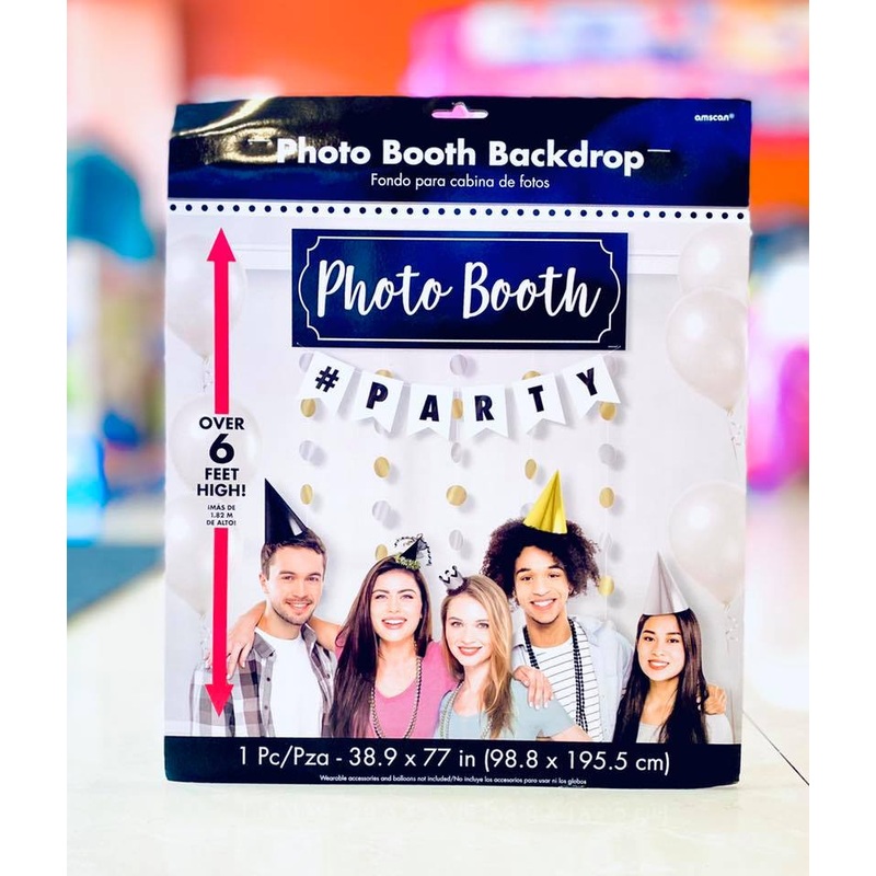 Photo Booth #Party Backdrop