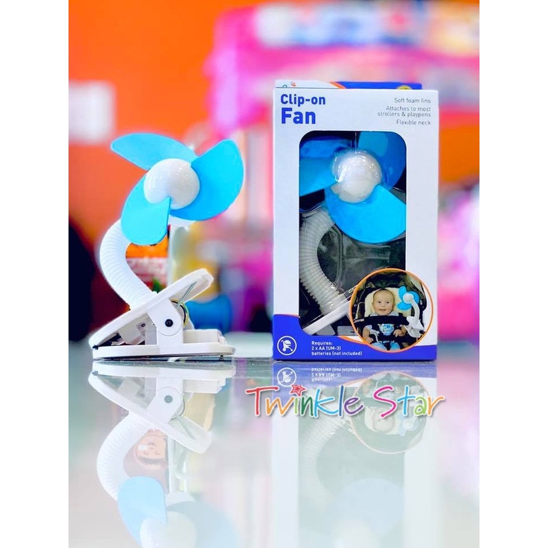 Stroller Fan White/Blue DL230