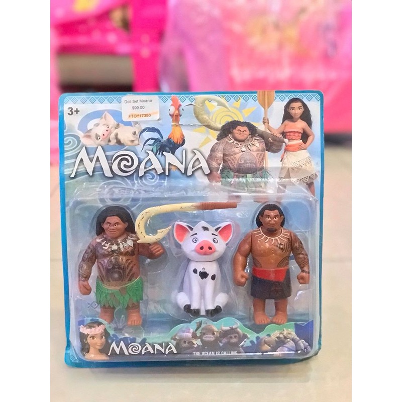 Toy Doll Set Moana 3pc FTOY17350