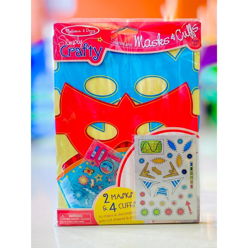 Toy Superhero Mask & Cuffs MD9477