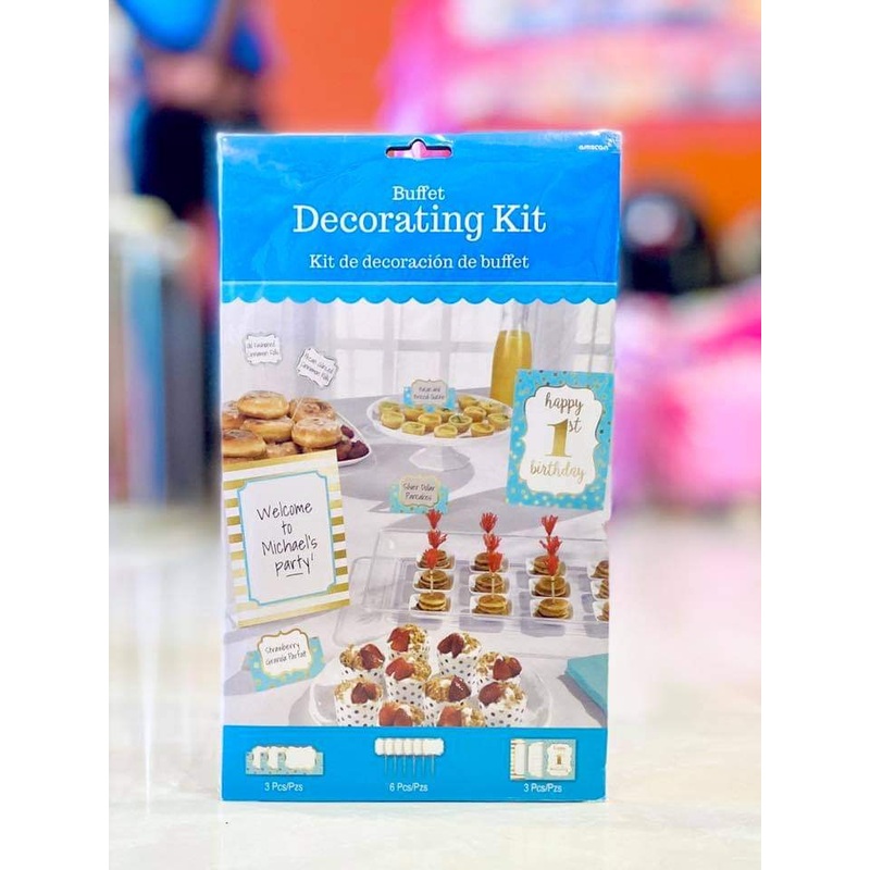 Ist Bday Deco Kit Blue