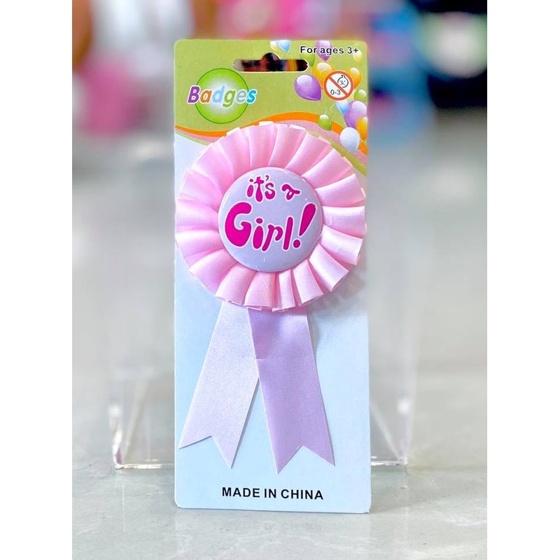 Party Badge Its a Boy/Girl FTS19115