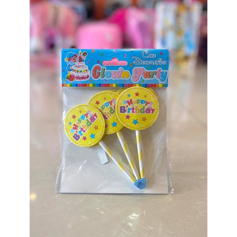 Party Cake Top Deco HBday