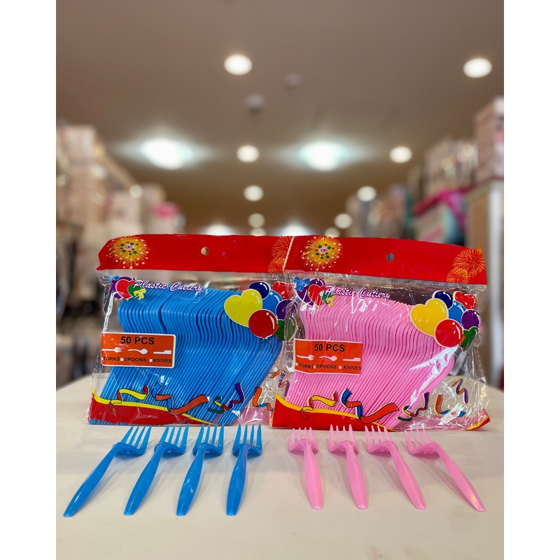 Party Plastic Forks 50pc FTS19875
