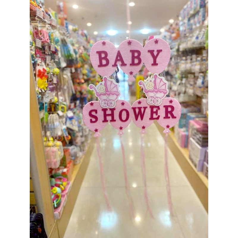 Shower Felt Sign-Balloon FTS19442