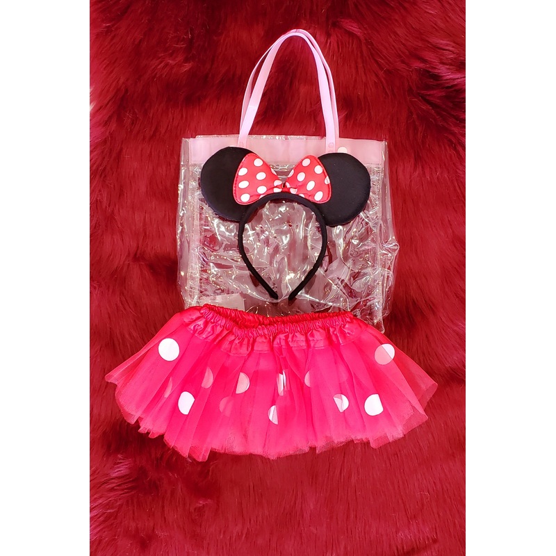 Gift Set-Minnie-Red 2pc in Bag ivy-ctu056rd