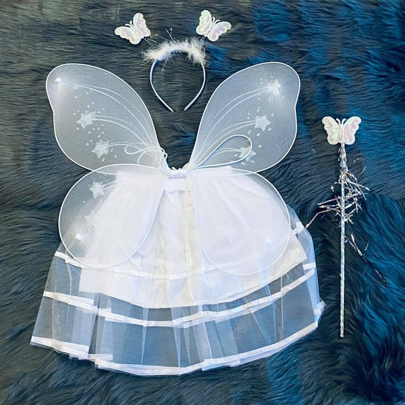 Party Dress Up 4pc White  FTS19143