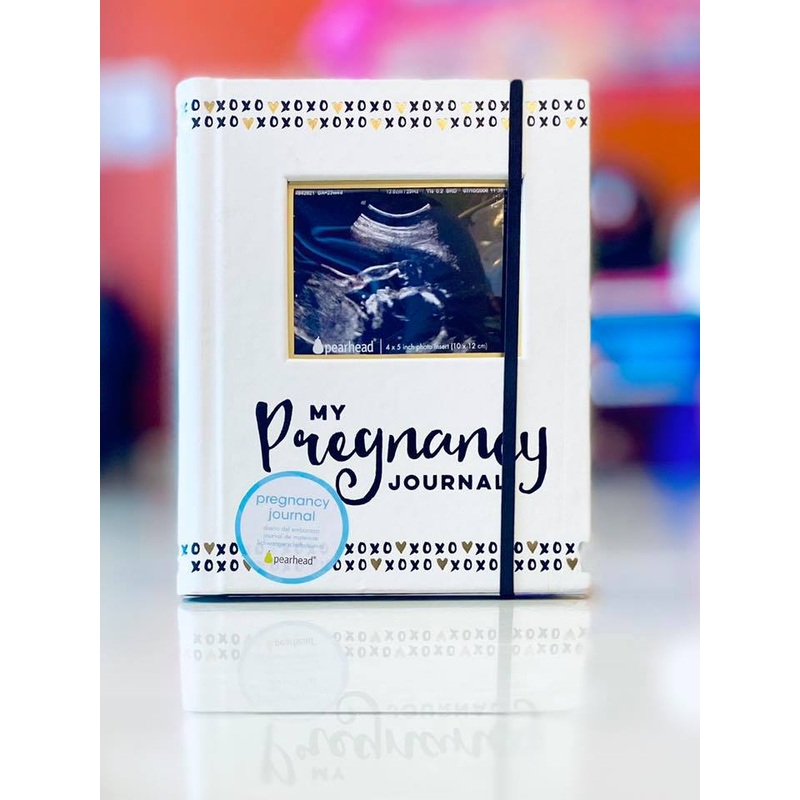 Pregnancy Journal-Blk/wht/gold PH73002