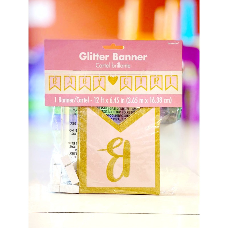 Shower Banner-Girl Letter