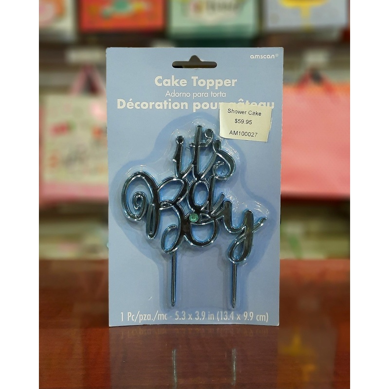 Shower Cake Topper Boy