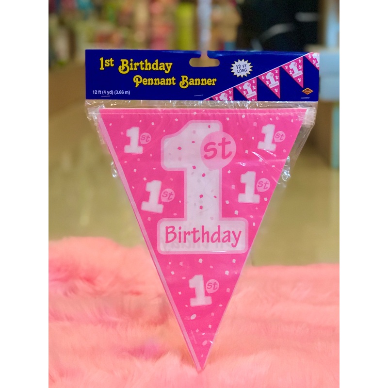 Banner-1st Bday Pennant