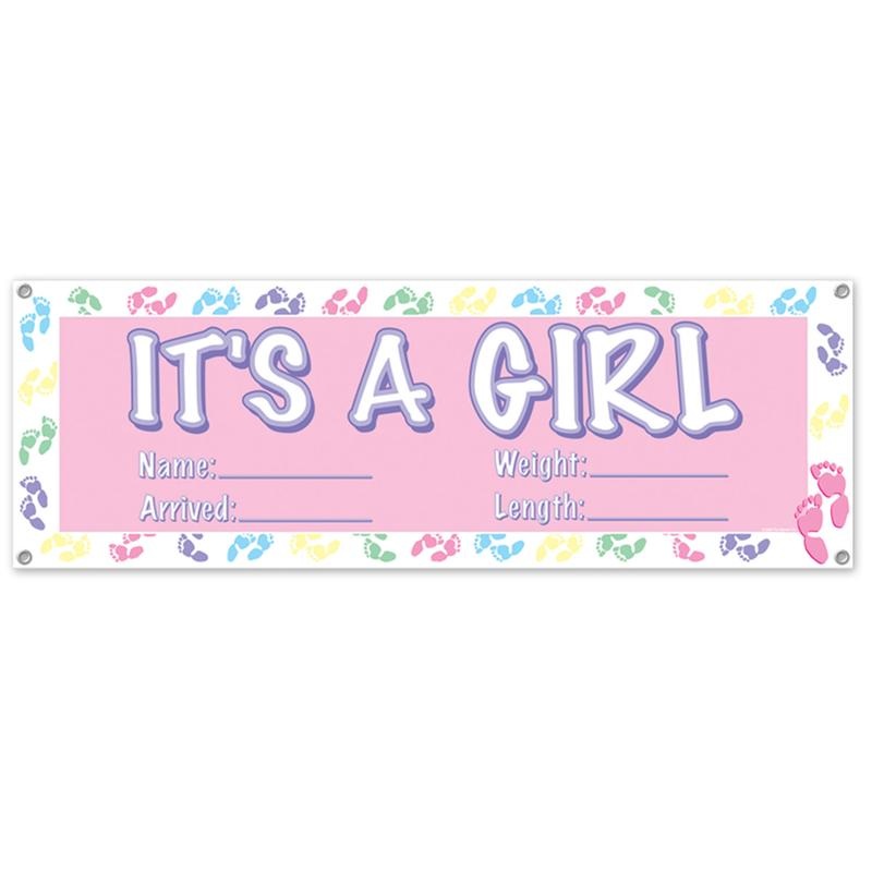 Banner-It’s a Girl BPS50177