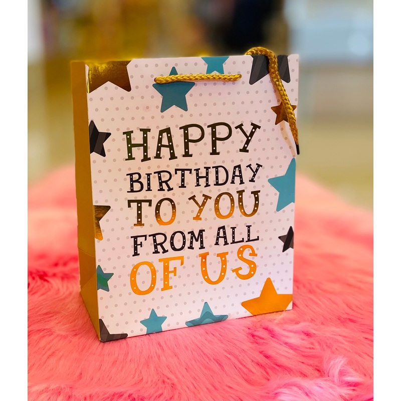 Gift Bag H/Bday Paper 9×7 fts11625