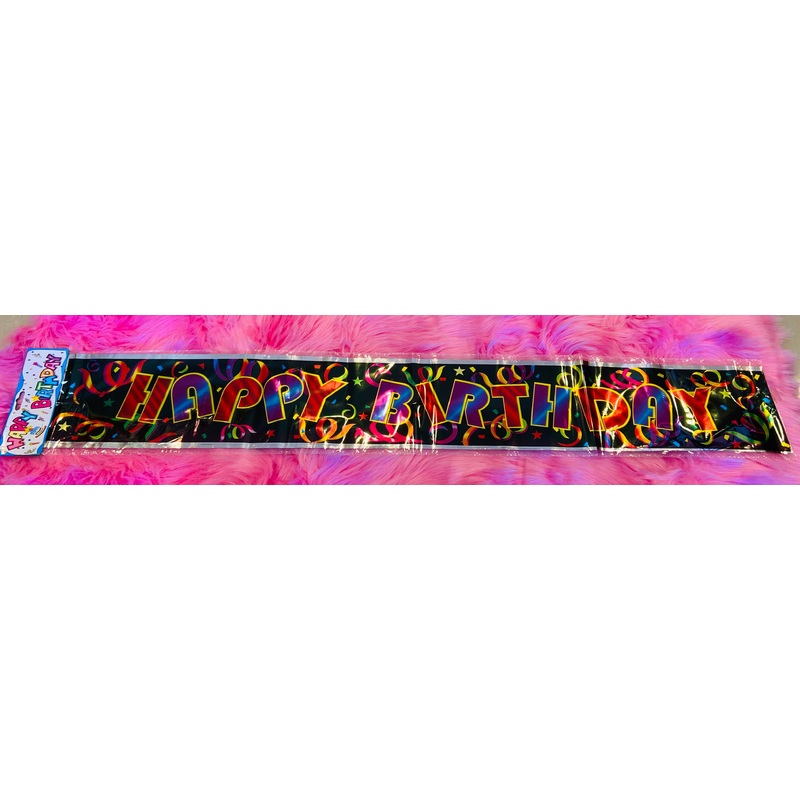 Party Banner Happy Birthday FTS19226