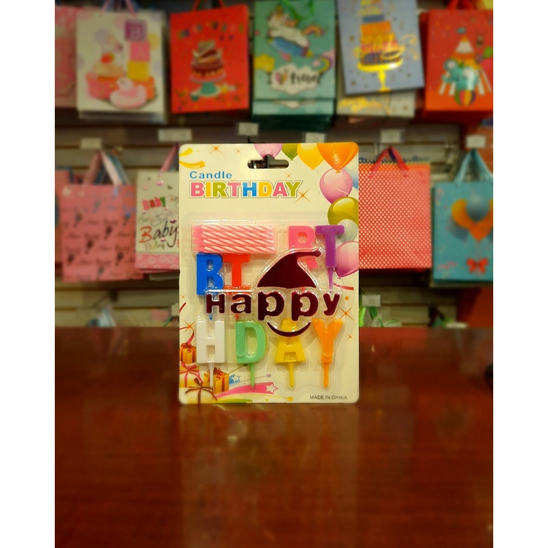 Party Candle Happy Bday