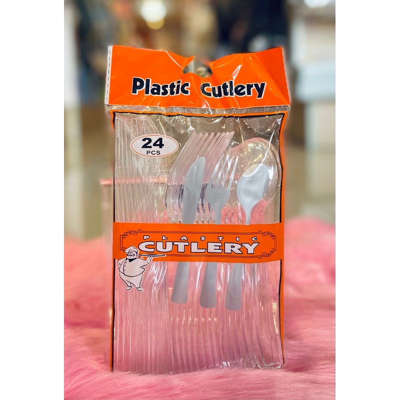 Party Cutlery Set 24pcs