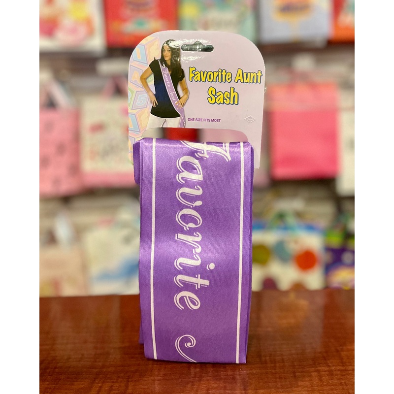 Sash-Aunt to be