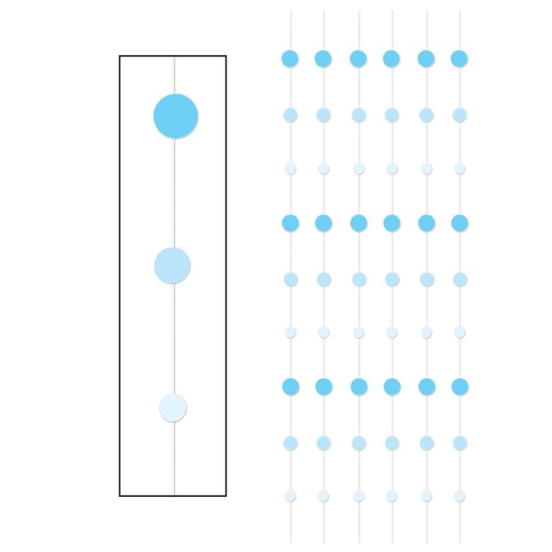 Shower Stringers-Blue Dot BPS59955-B