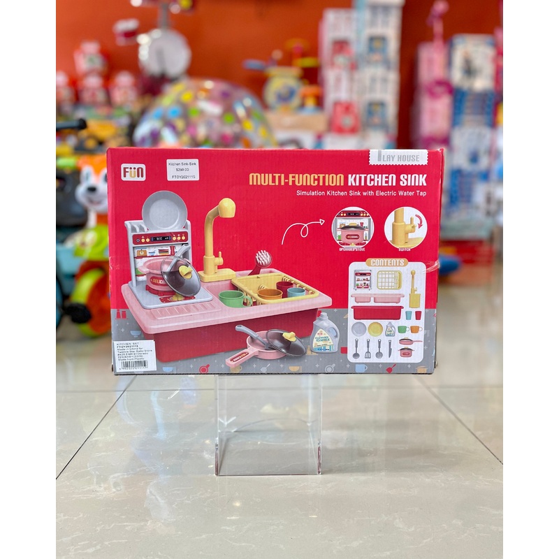 Toy Kitchen Sink-Pink Ftoy2021115
