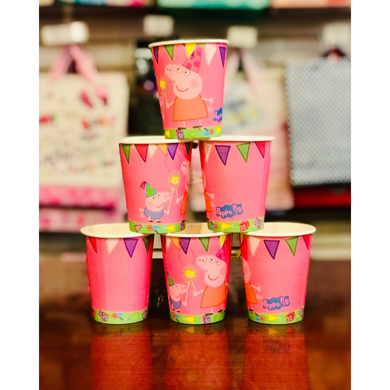 Party Cups 6pk P’Pig ft944