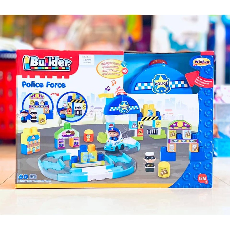 Toy Blocks Police Force Win1648