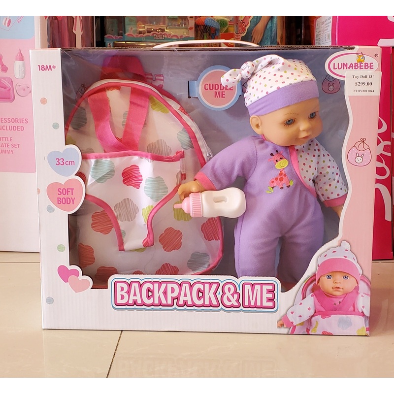 Toy Doll 13 w/Backpack Ftoy2021044