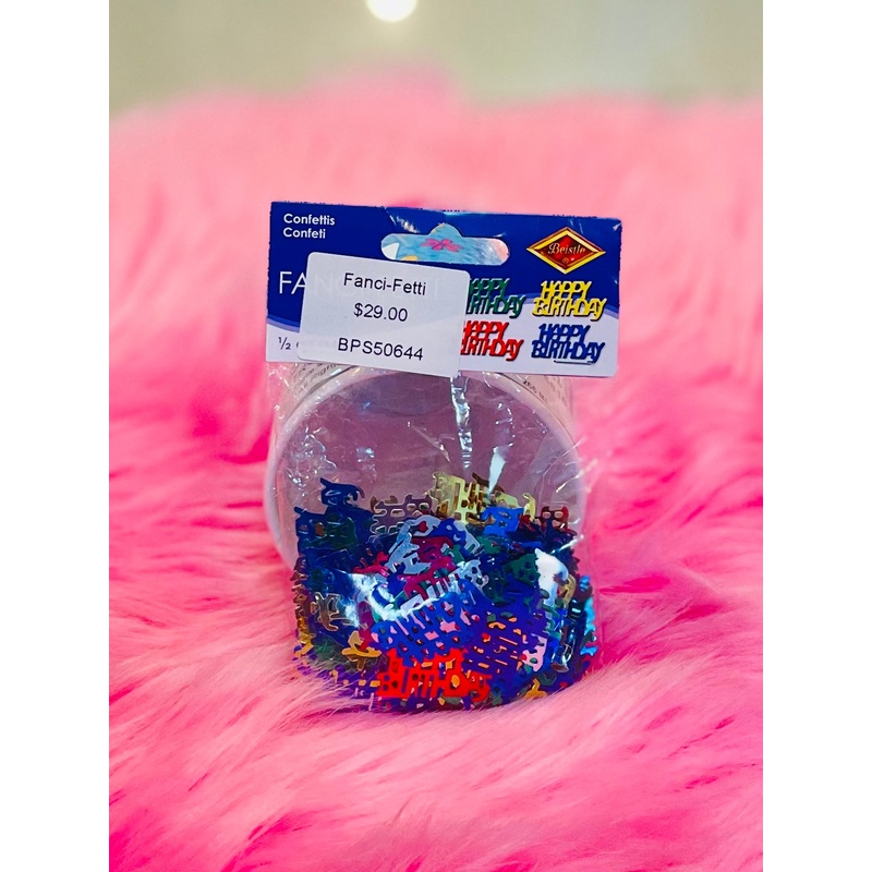 Confetti-Fancy H/Bday