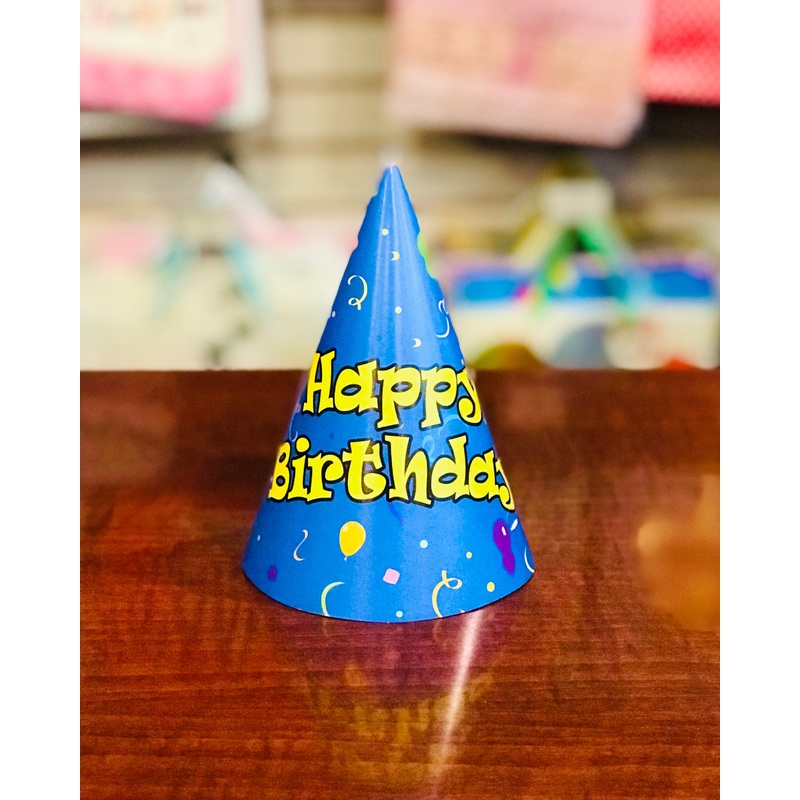 Hat Bday- Balloon/Confetti