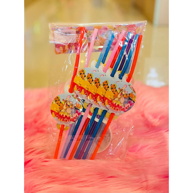 Party Straws 10pk Disney