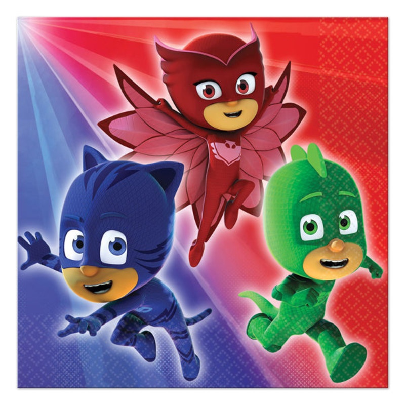 PJ Mask Bev Napkin 16ct