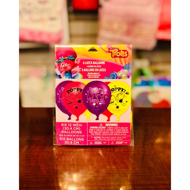 Trolls Balloons-Latex 6ct AM111828