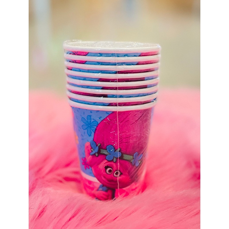Trolls Cups 9oz -8ct