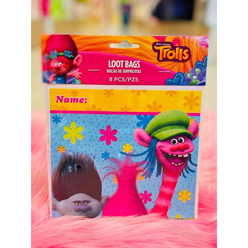 Trolls Party Bags 8ct