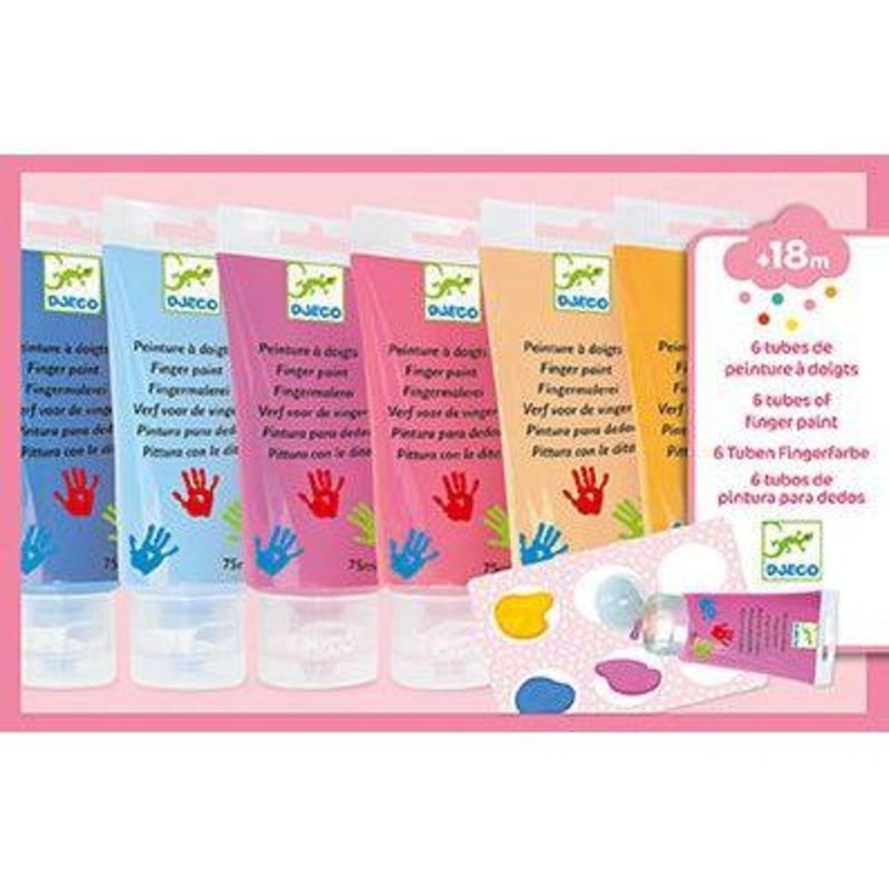 6 Finger Paint Tubes – Sweet